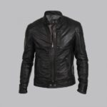 Black Biker Leather Jacket