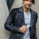 Men’s Classic Biker Buffalo Leather Jacket