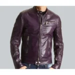 Men’s Purple Motorcycle Jacket