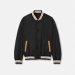 Medusa Flame Nylon Bomber Jacket