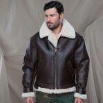 B-3 Real Sheepskin Bomber Jacket