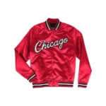 Men’s Bulls Satin Bomber Jacket